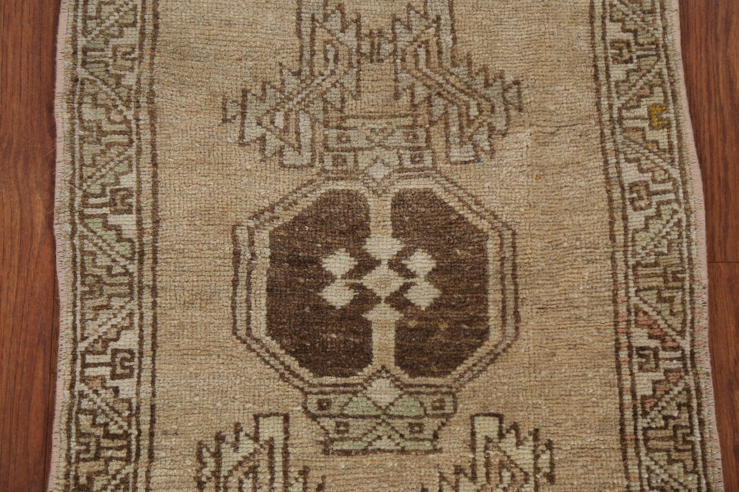 Geometric Anatolian Oriental Square Rug 2x2