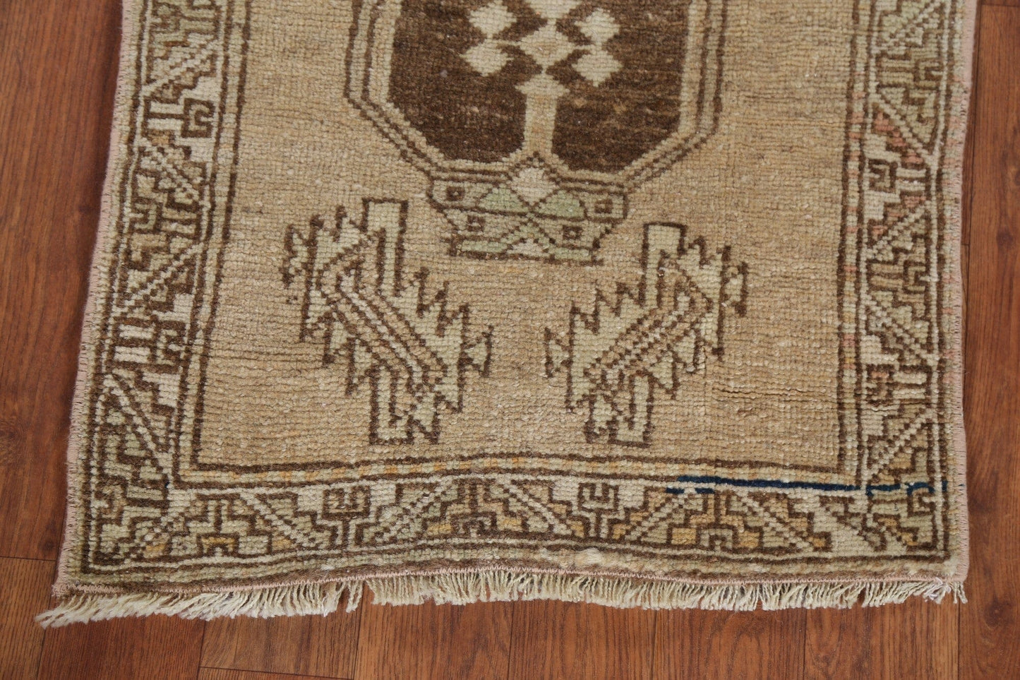 Geometric Anatolian Oriental Square Rug 2x2