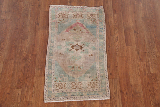 Oushak Vegetable Dye Oriental Handmade Area Rug 2x3