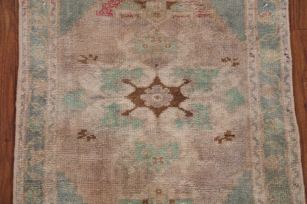 Oushak Vegetable Dye Oriental Handmade Area Rug 2x3