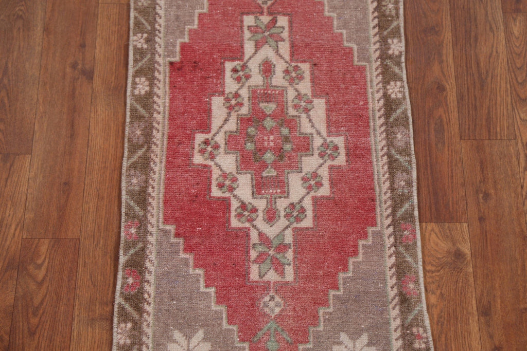 Geometric Anatolian Oriental Area Rug 1x3