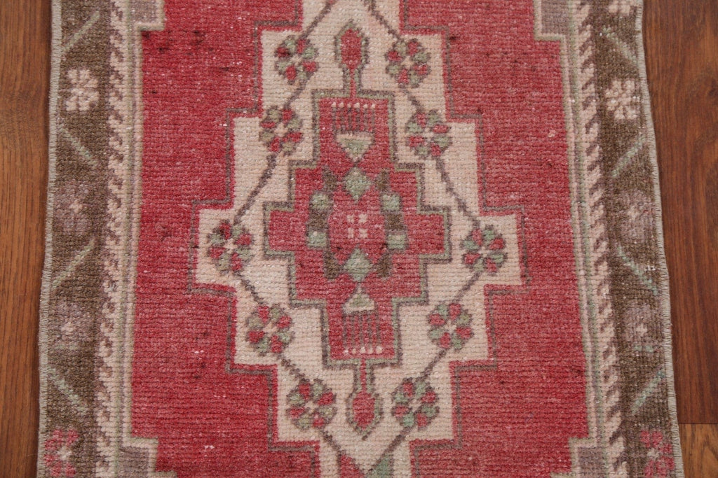 Geometric Anatolian Oriental Area Rug 1x3