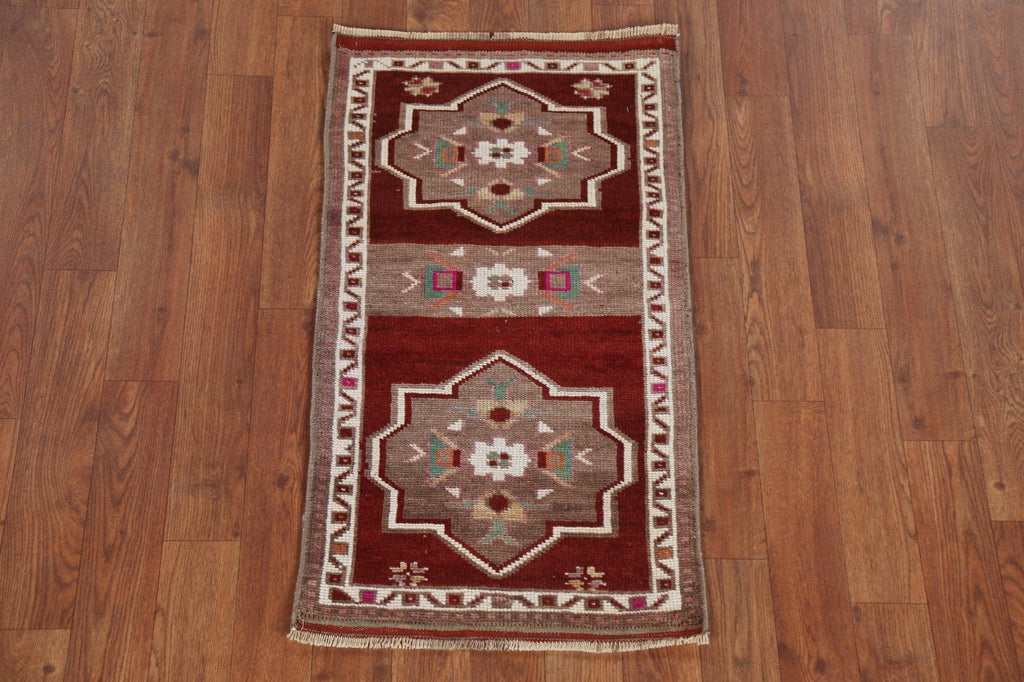 Geometric Anatolian Turkish Area Rug 2x3