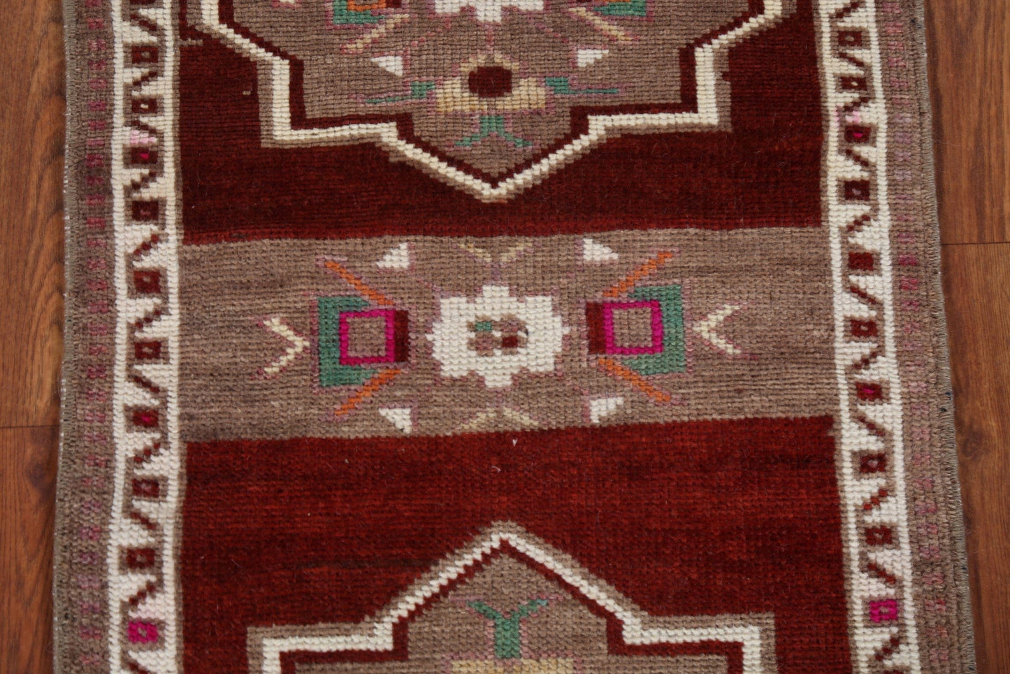 Geometric Anatolian Turkish Area Rug 2x3