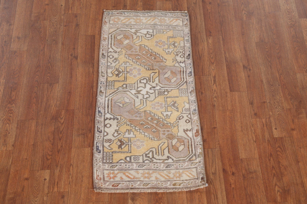 Geometric Anatolian Oriental Area Rug 2x3