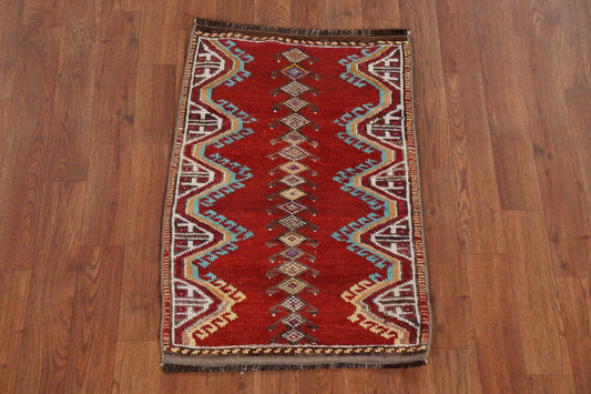 Anatolian Turkish Area Rug Wool 2x3