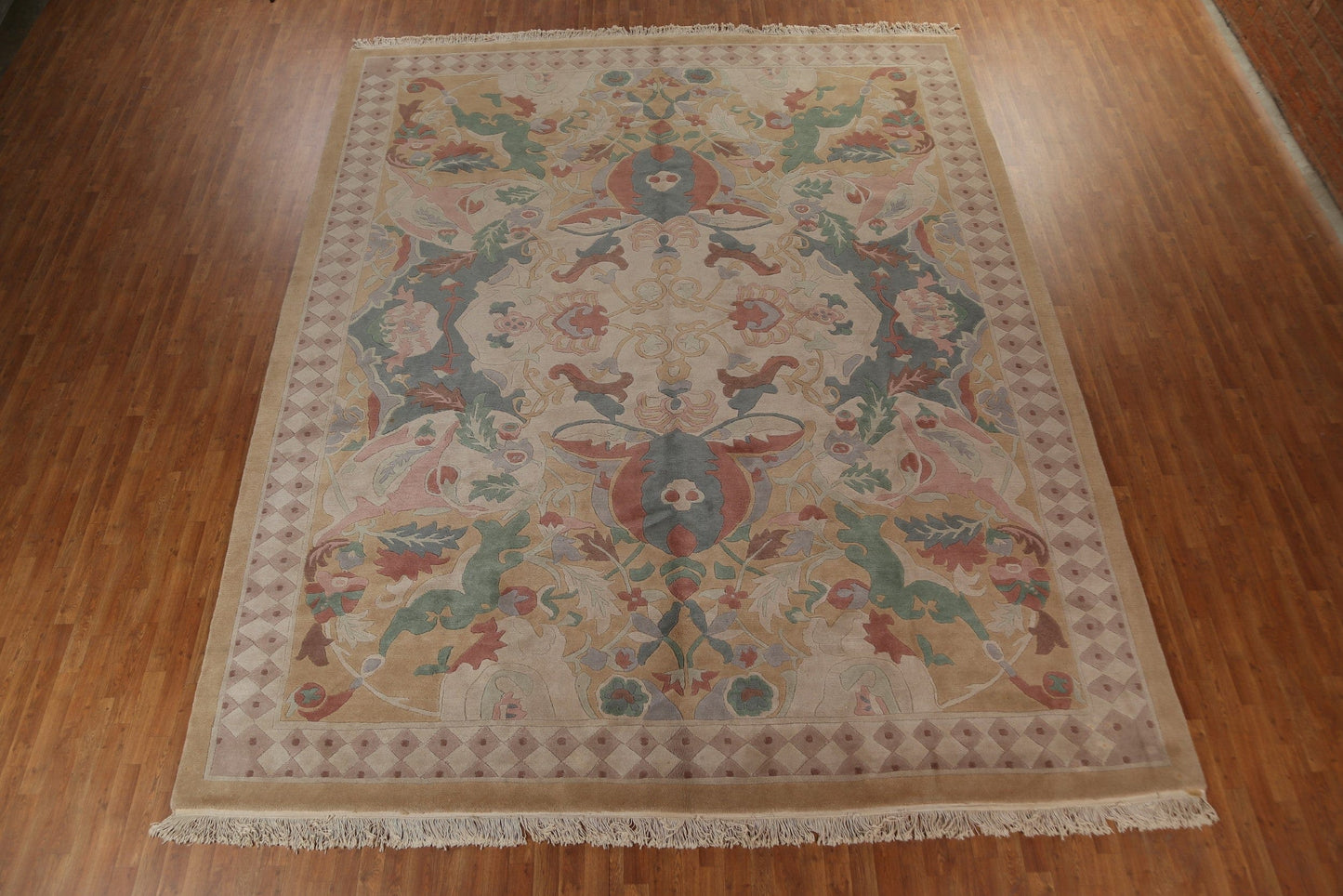 Geometric Nepalese Large Oriental Rug 12x15