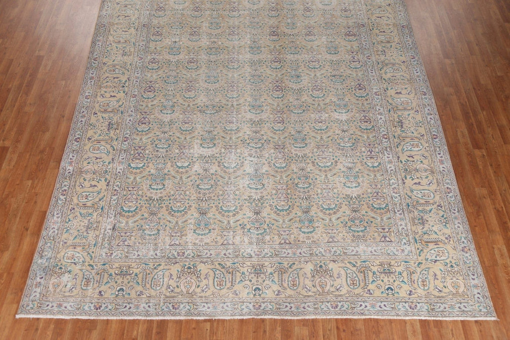 Geometric Tabriz Persian Area Rug 9x13