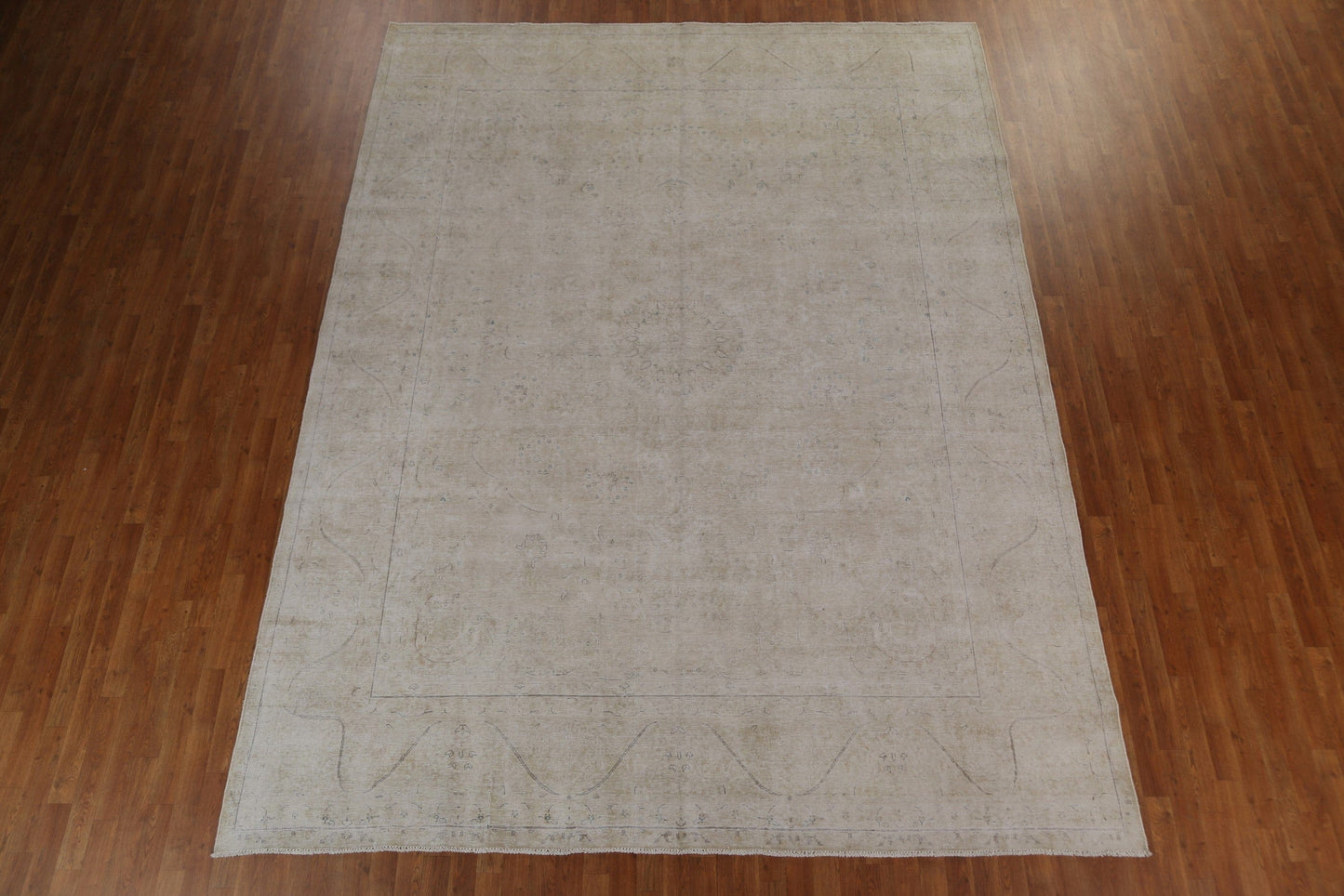 Geometric Kerman Persian Wool Area Rug 10x13