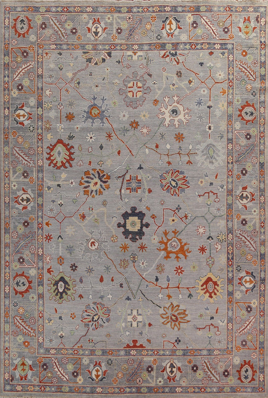 Geometric Oushak Oriental Area Rug 9x12