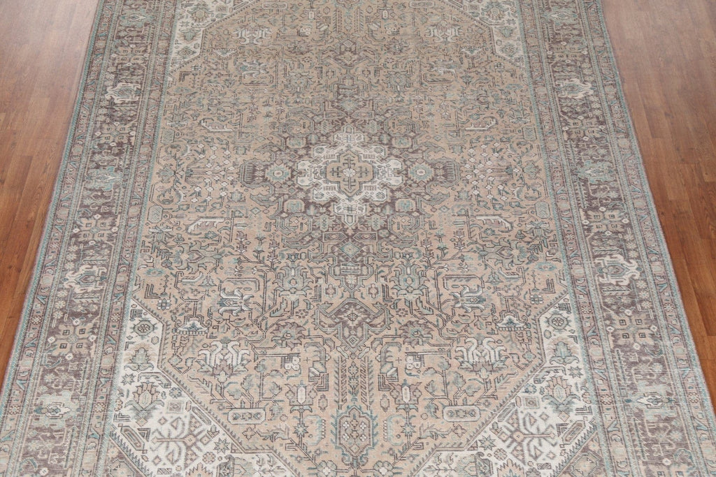 Geometric Handmade Tabriz Persian Area Rug 8x11