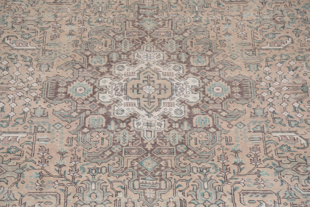 Geometric Handmade Tabriz Persian Area Rug 8x11