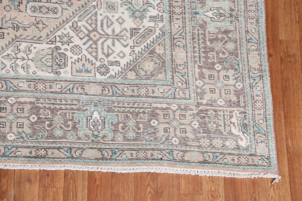 Geometric Handmade Tabriz Persian Area Rug 8x11