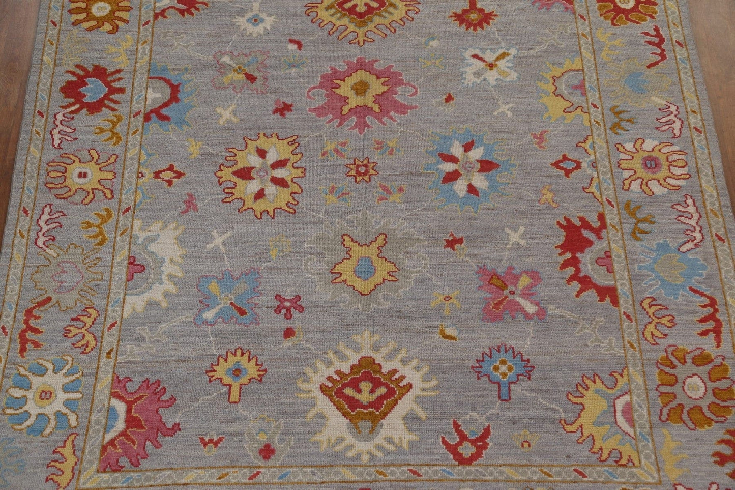 Vegetable Dye Oushak Oriental Area Rug 8x10