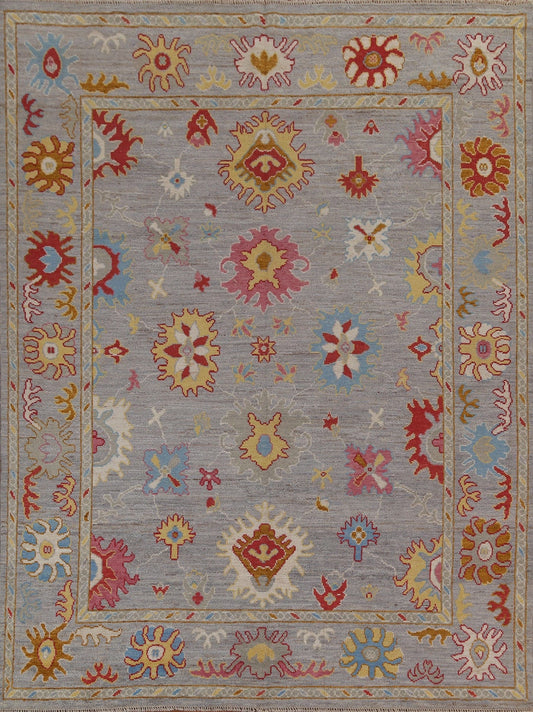 Vegetable Dye Oushak Oriental Area Rug 8x10