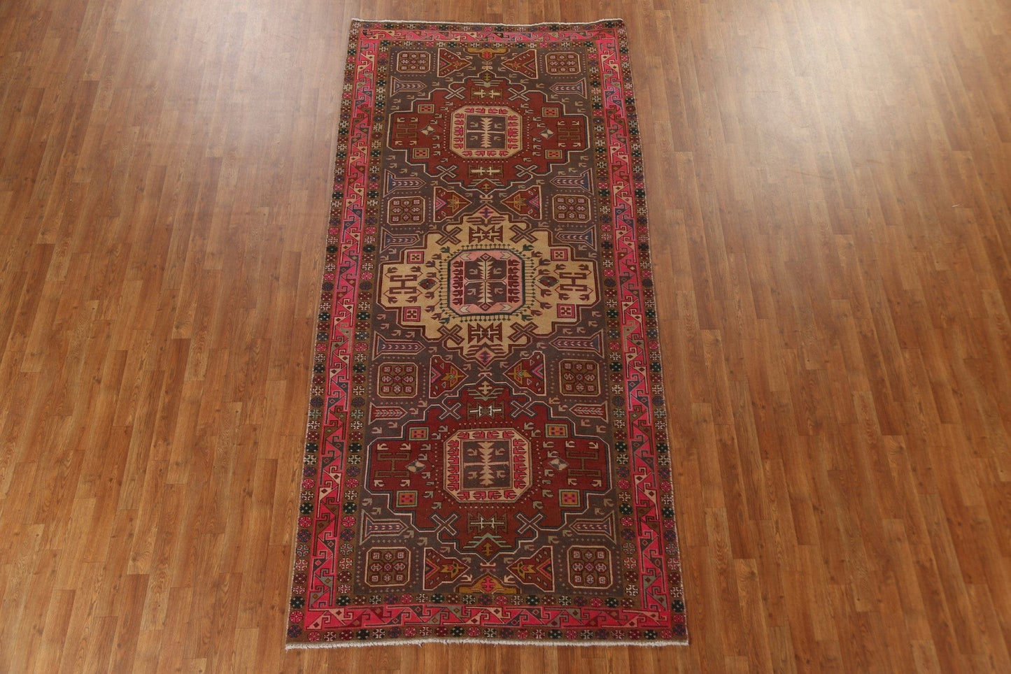 Geometric Meshkin Persian Area Rug 5x10