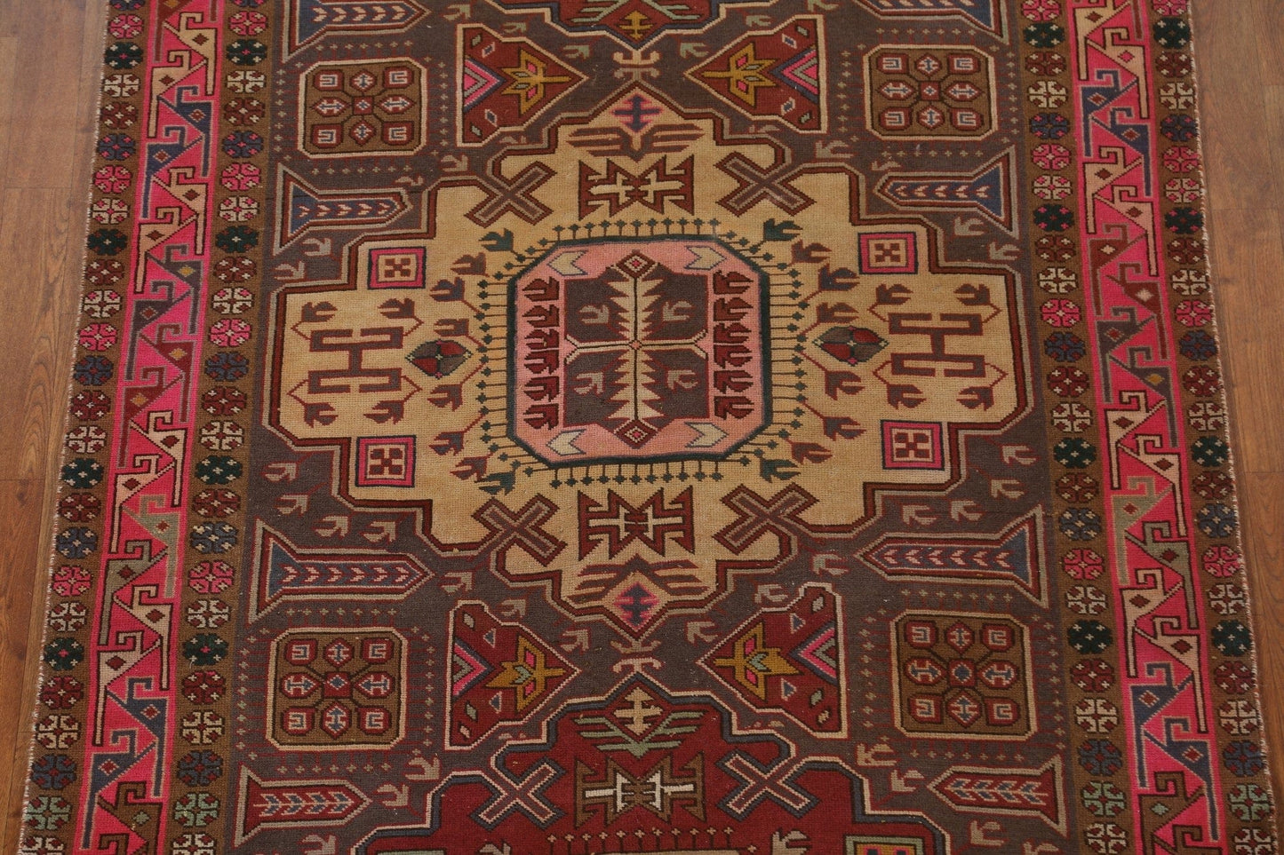 Geometric Meshkin Persian Area Rug 5x10