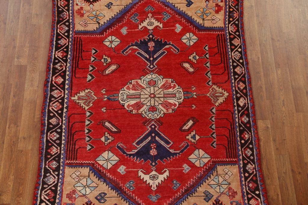 Hamedan Geometric Persian Area Rug 4x7