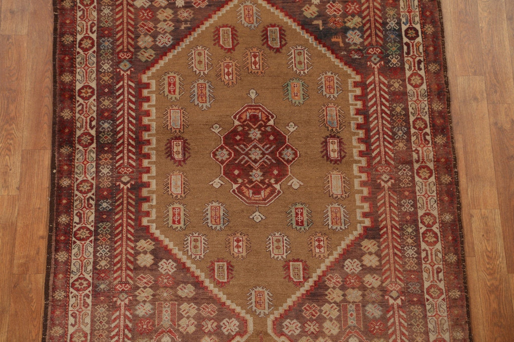 Handmade Afshar Persian Area Rug 4x6