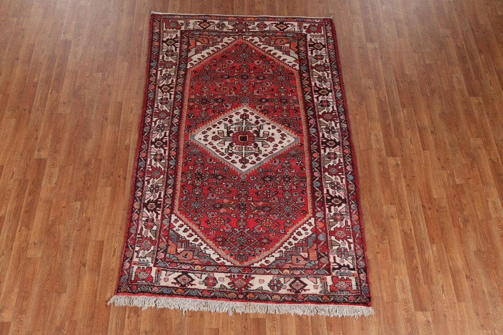 Vintage Tribal Hamedan Persian Area Rug 5x7