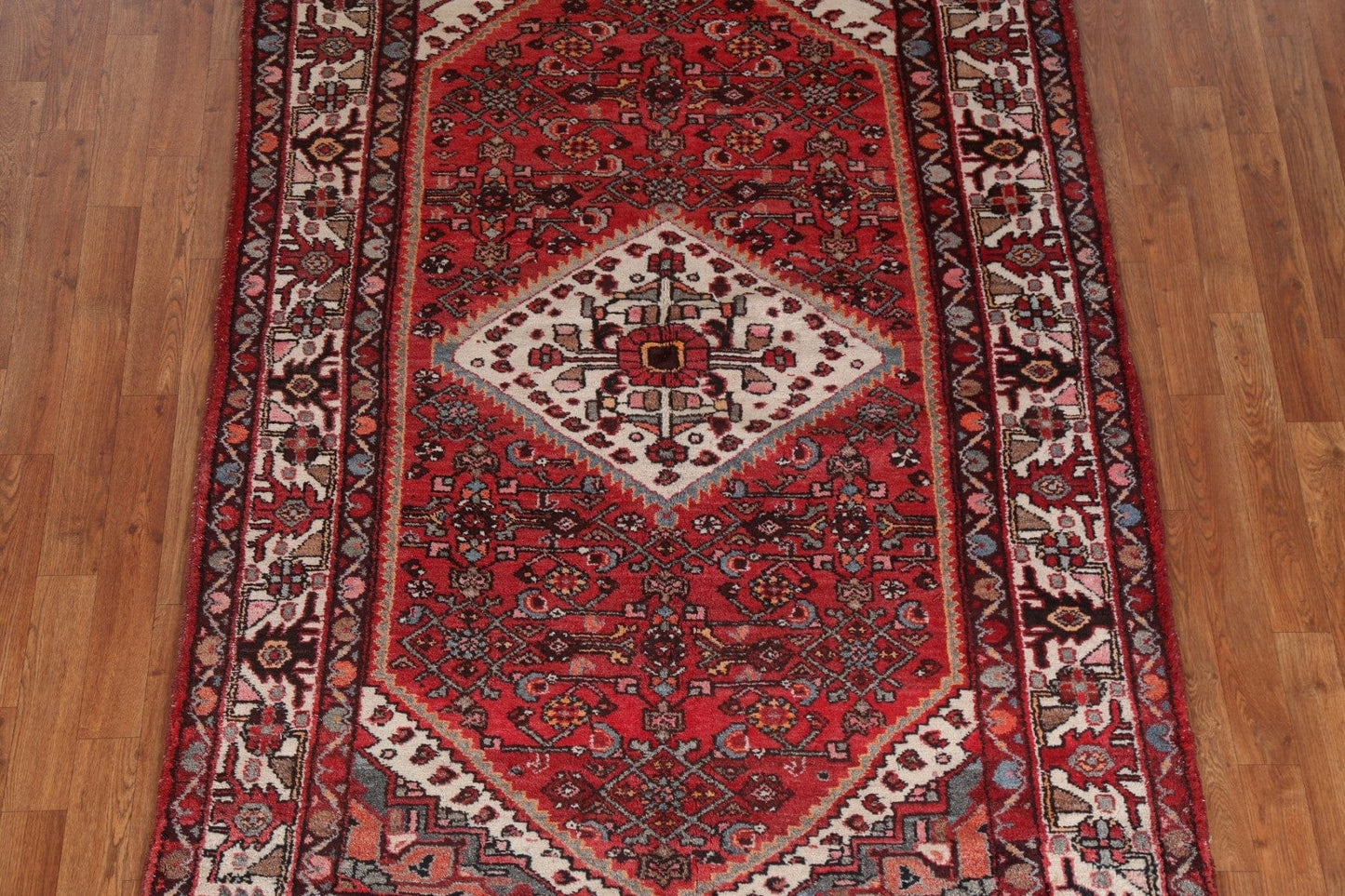 Vintage Tribal Hamedan Persian Area Rug 5x7