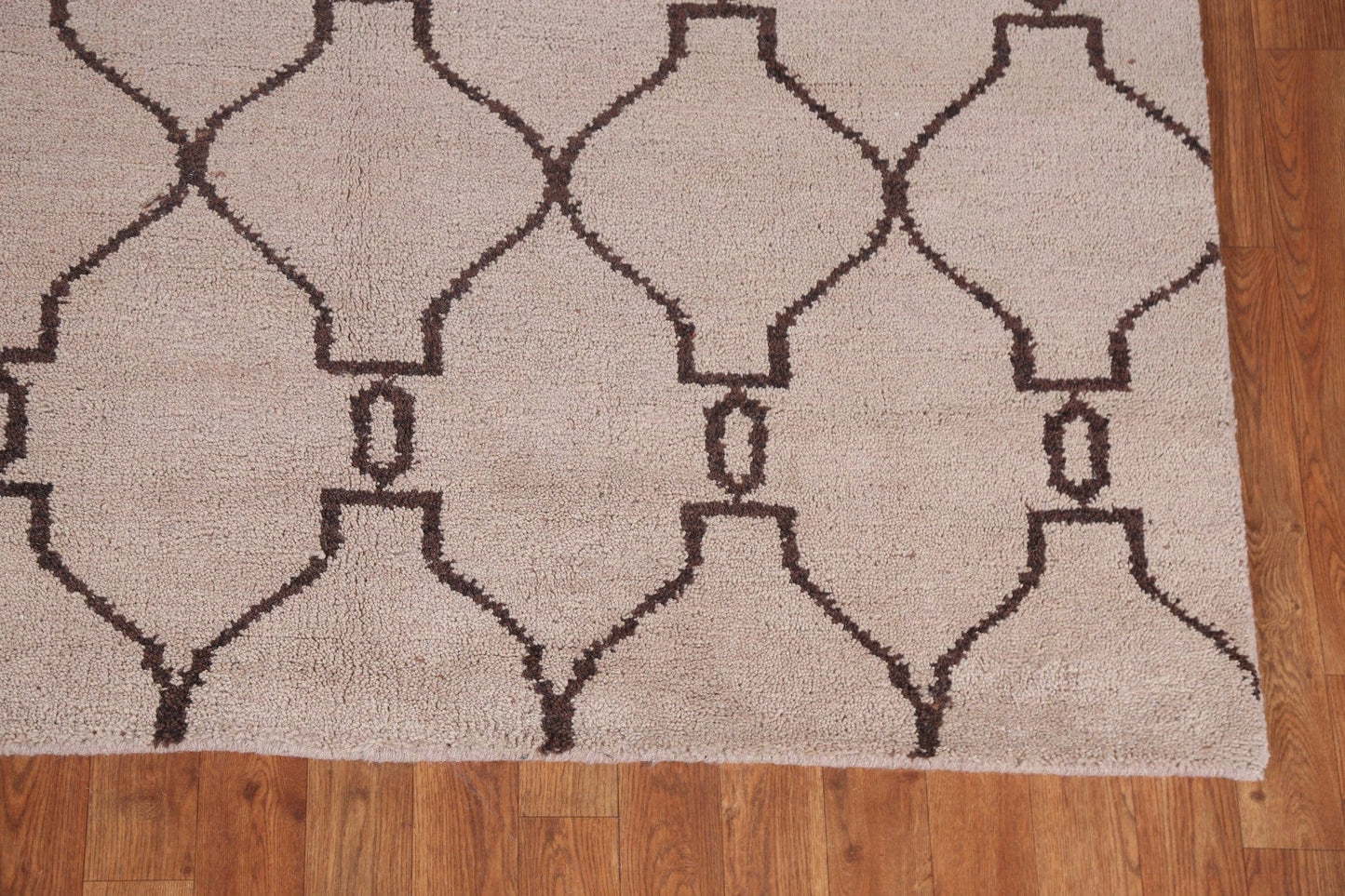 Trellis Abstract Oriental Wool Rug 5x8