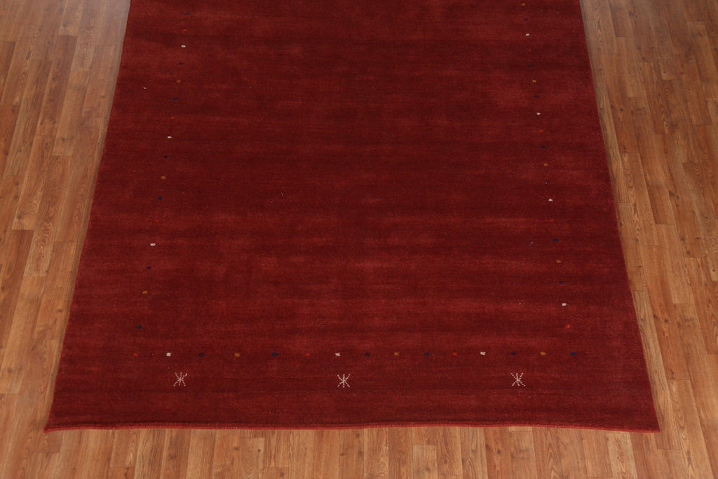 Red Gabbeh Oriental Area Rug 7x10