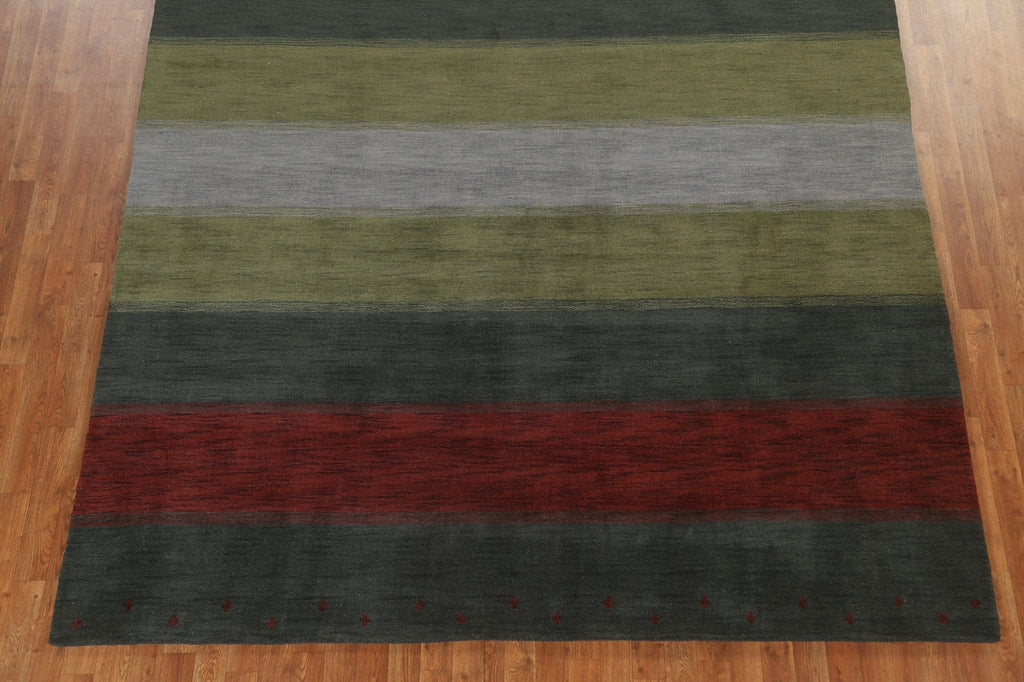 Striped Gabbeh Oriental Area Rug 8x10