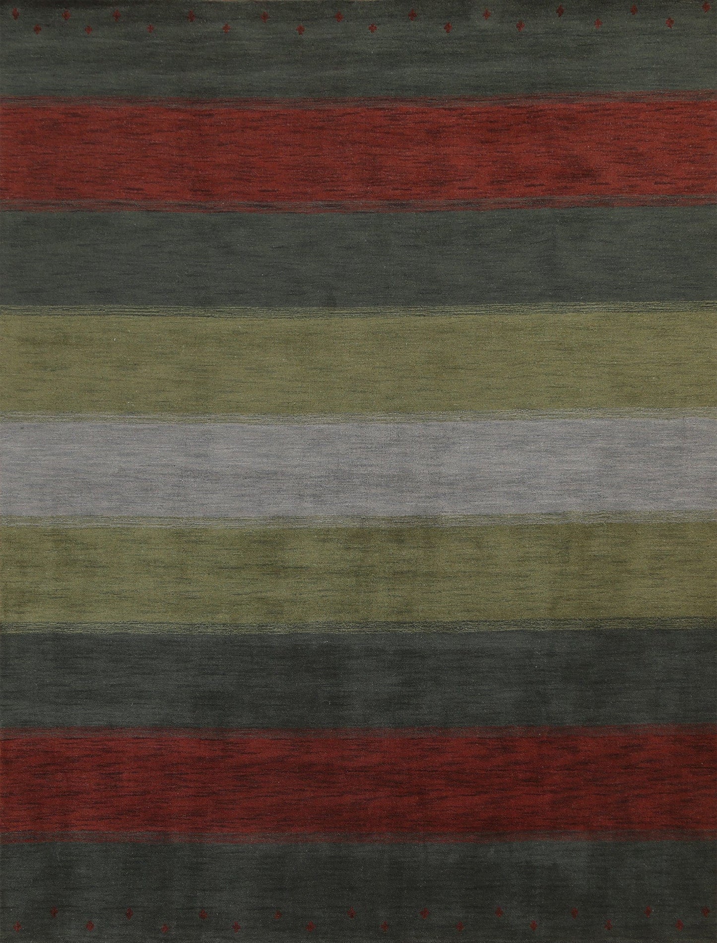 Striped Gabbeh Oriental Area Rug 8x10