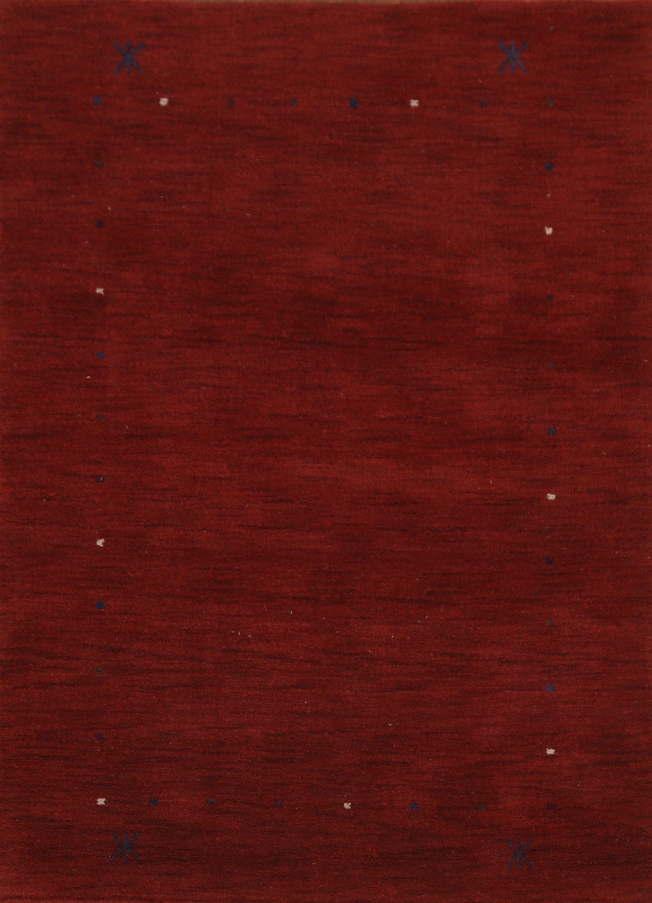 Red Wool Gabbeh Oriental Area Rug 4x6