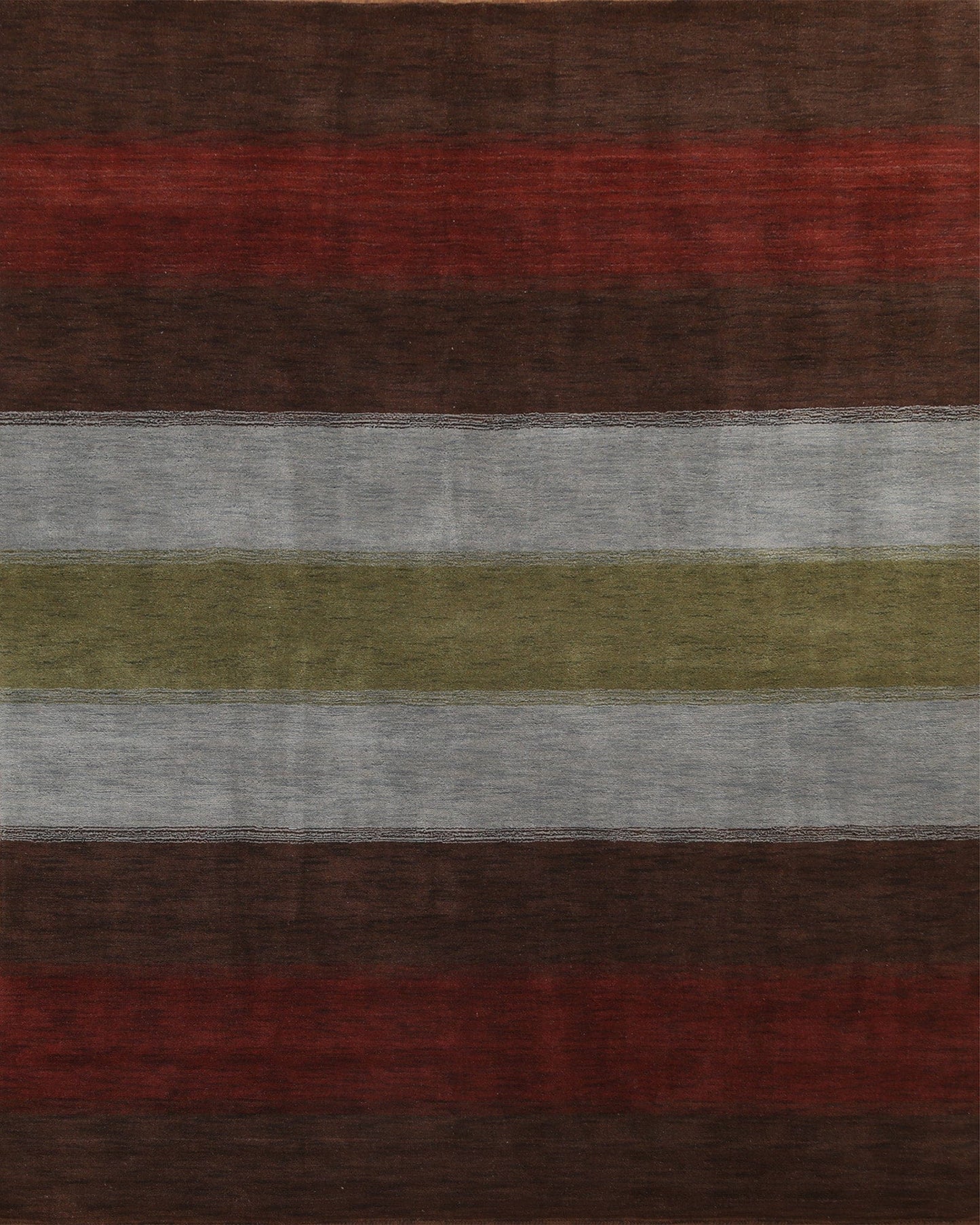 Striped Gabbeh Oriental Area Rug 8x10