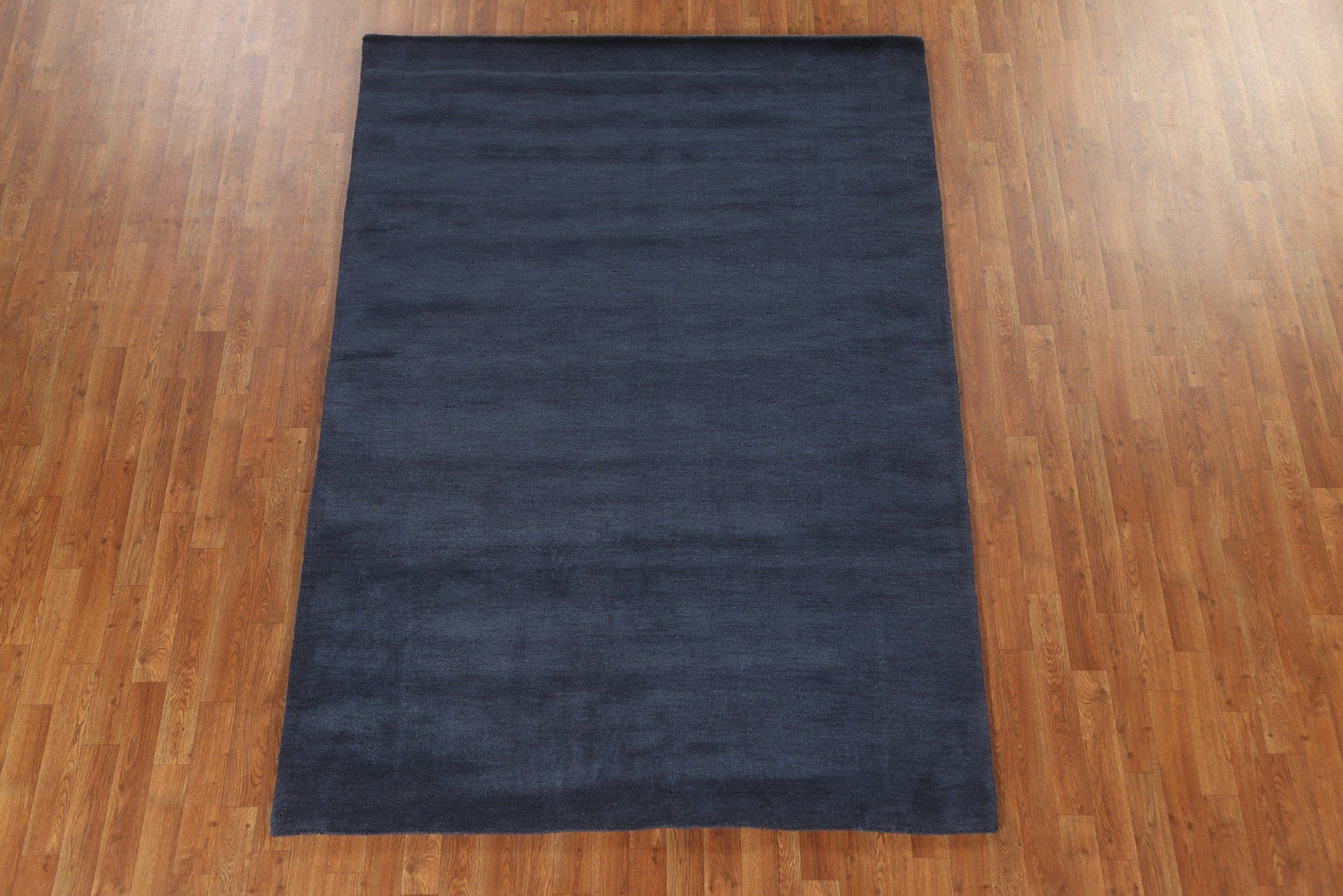 Navy Blue Wool Gabbeh Oriental Area Rug 6x8