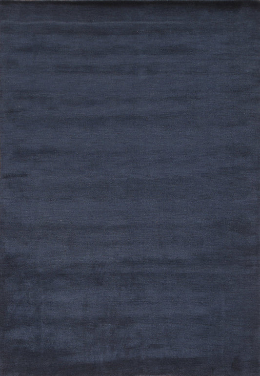 Navy Blue Wool Gabbeh Oriental Area Rug 6x8