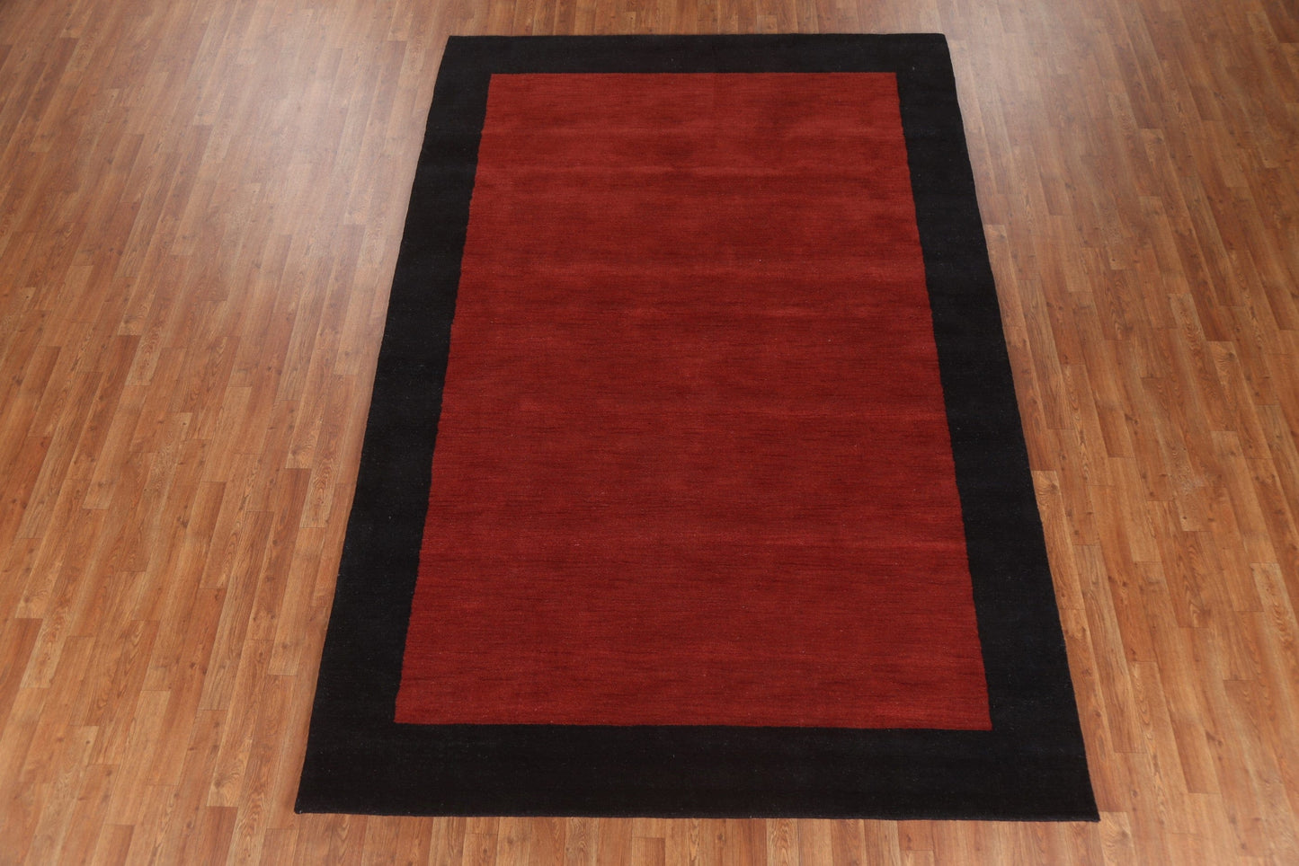 Hand-Knotted Wool Gabbeh Oriental Area Rug 7x10