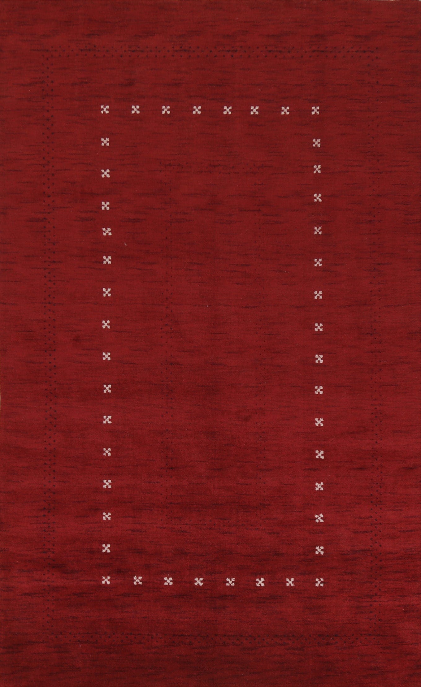 Red Gabbeh Oriental Area Rug 6x10