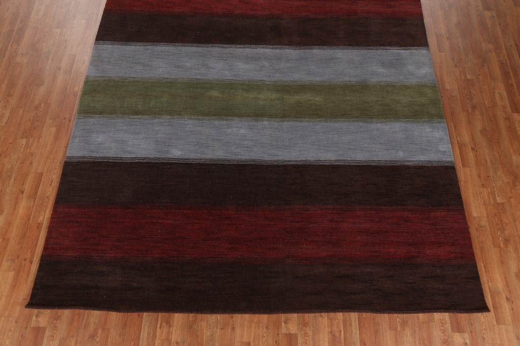 Striped Gabbeh Oriental Area Rug 8x10