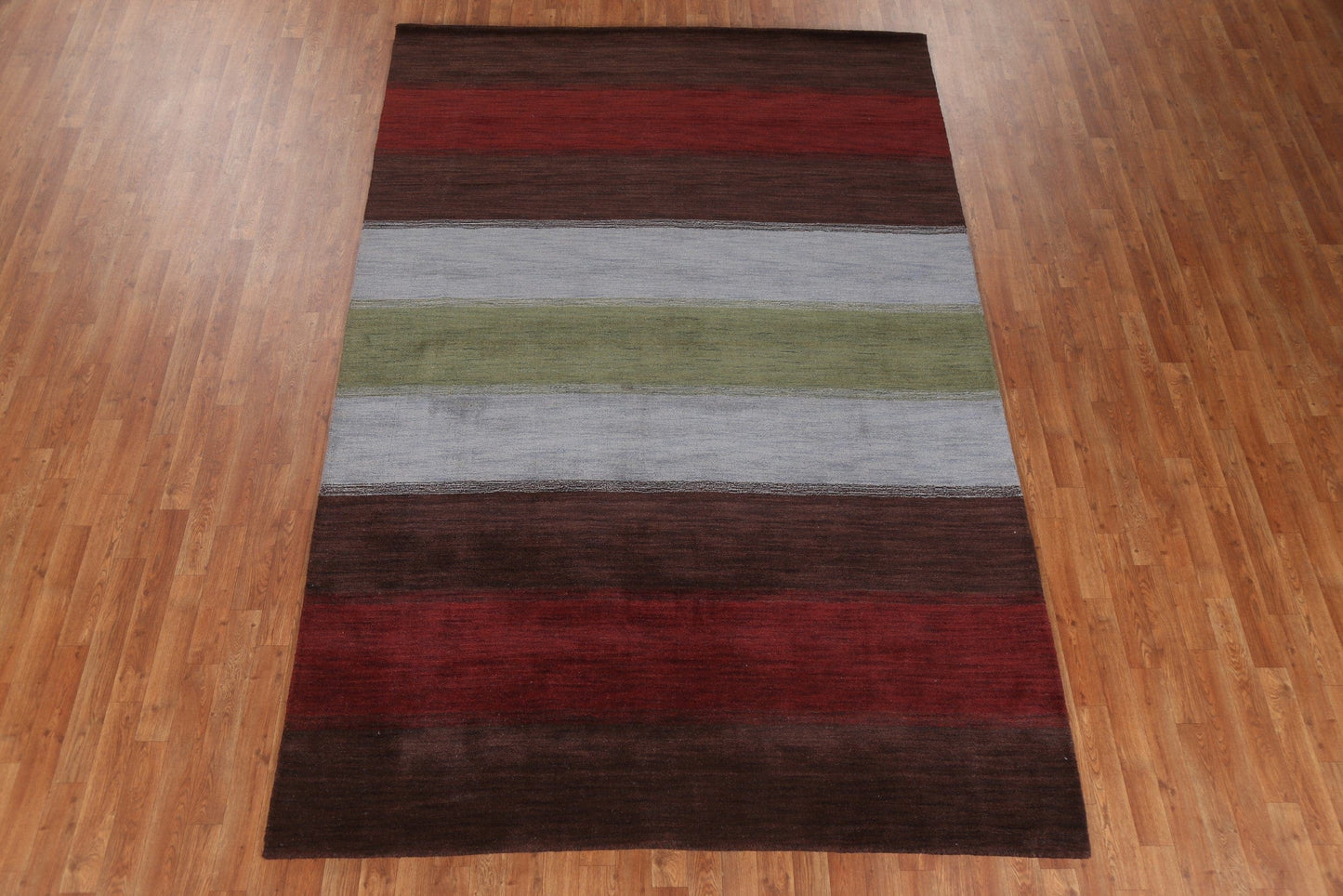 Striped Gabbeh Oriental Area Rug 7x10