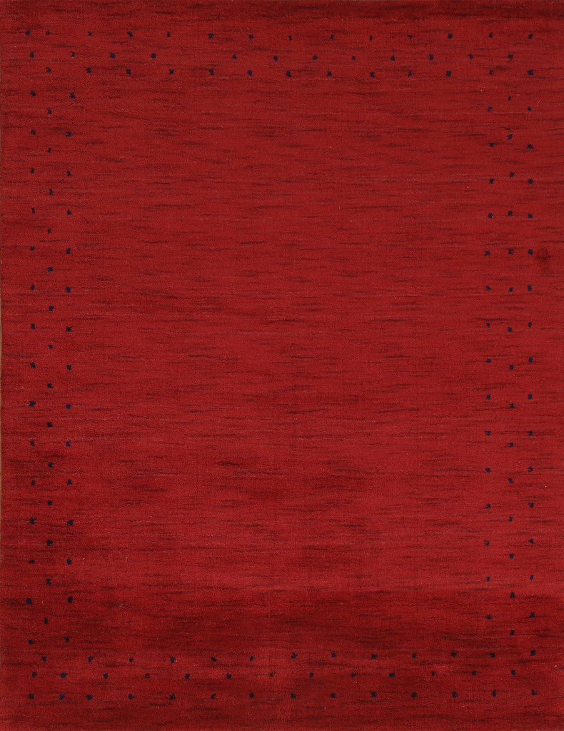 Red Wool Gabbeh Oriental Area Rug 4x6