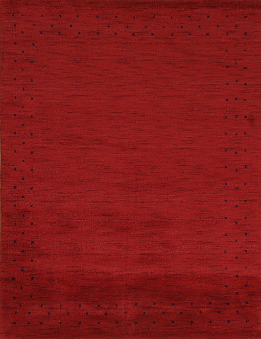 Red Wool Gabbeh Oriental Area Rug 4x6