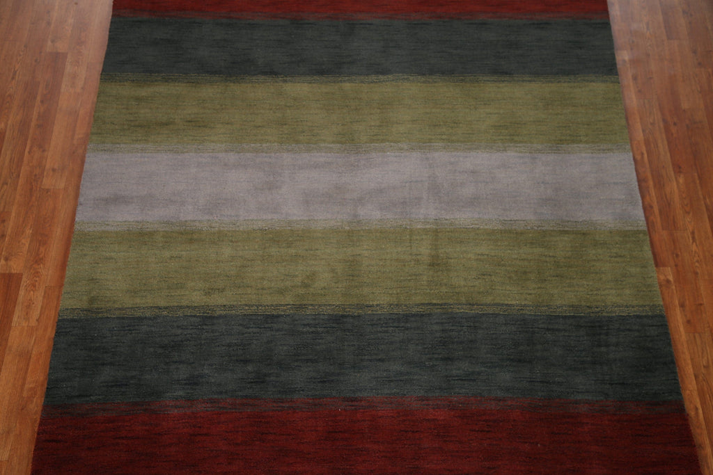 Striped Gabbeh Oriental Area Rug 7x10