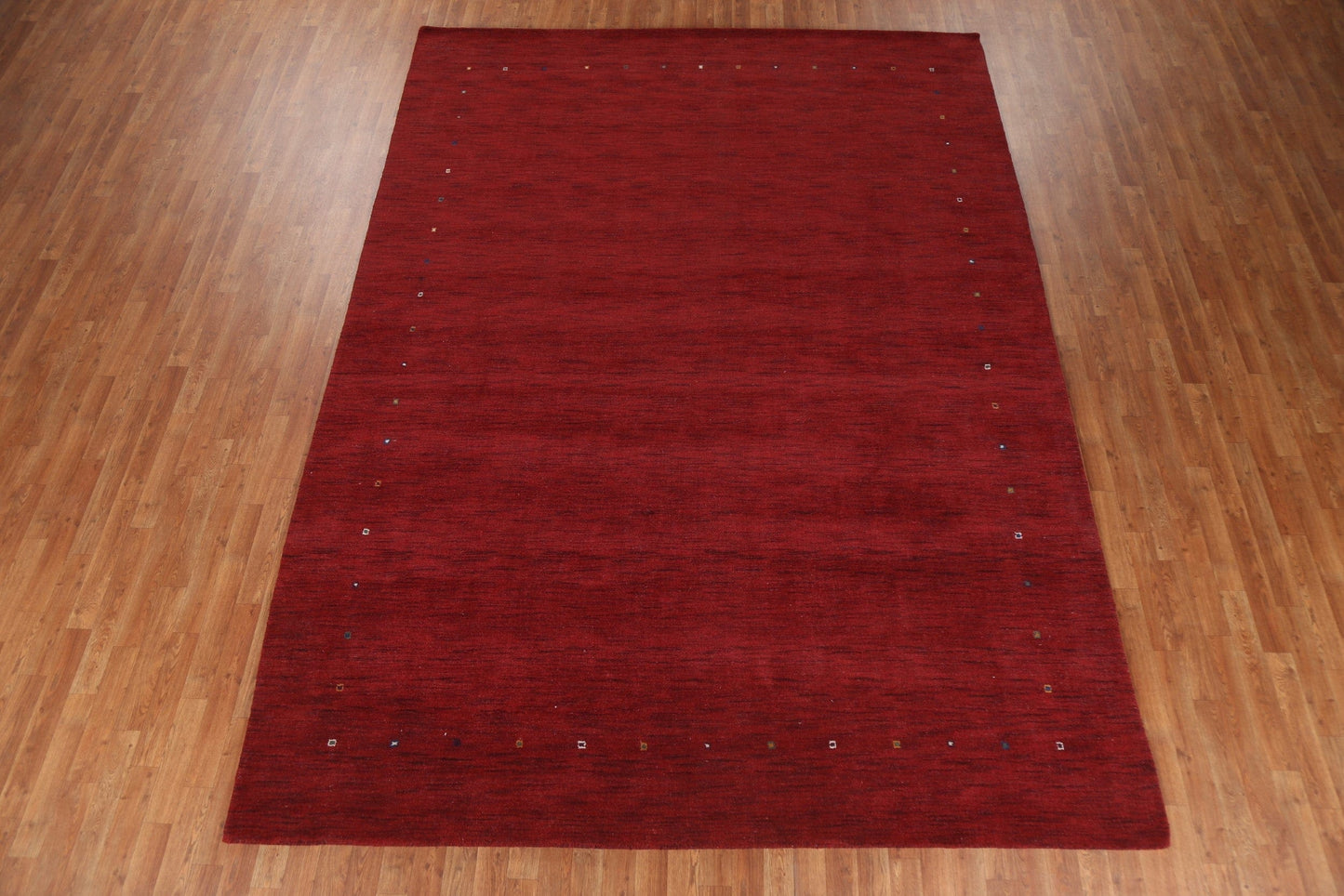 Red Wool Gabbeh Oriental Area Rug 8x12