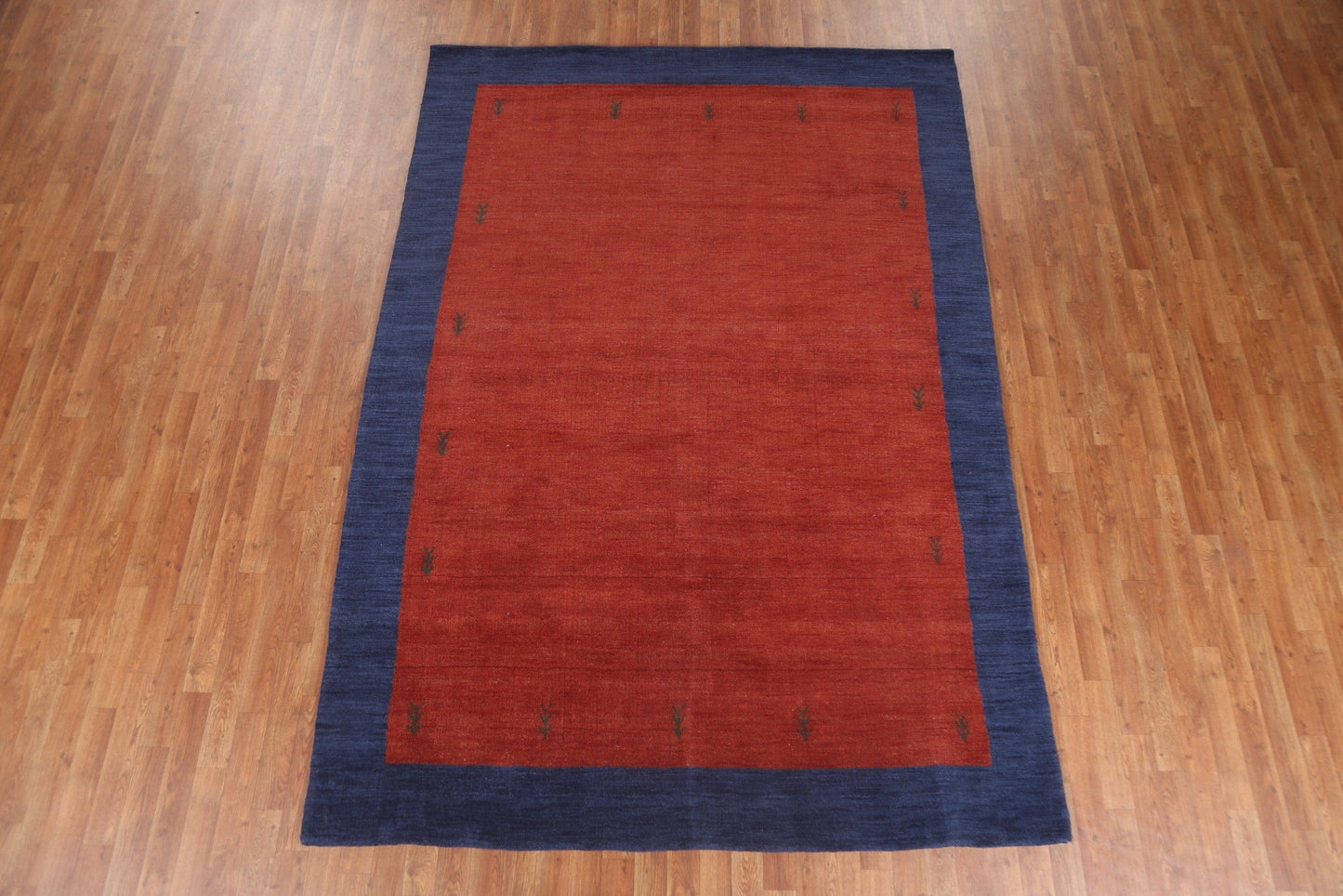 Red Wool Gabbeh Oriental Area Rug 7x10