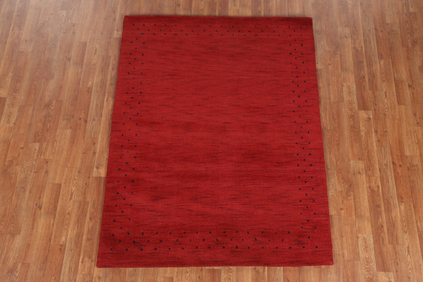 Red Wool Gabbeh Oriental Area Rug 4x6