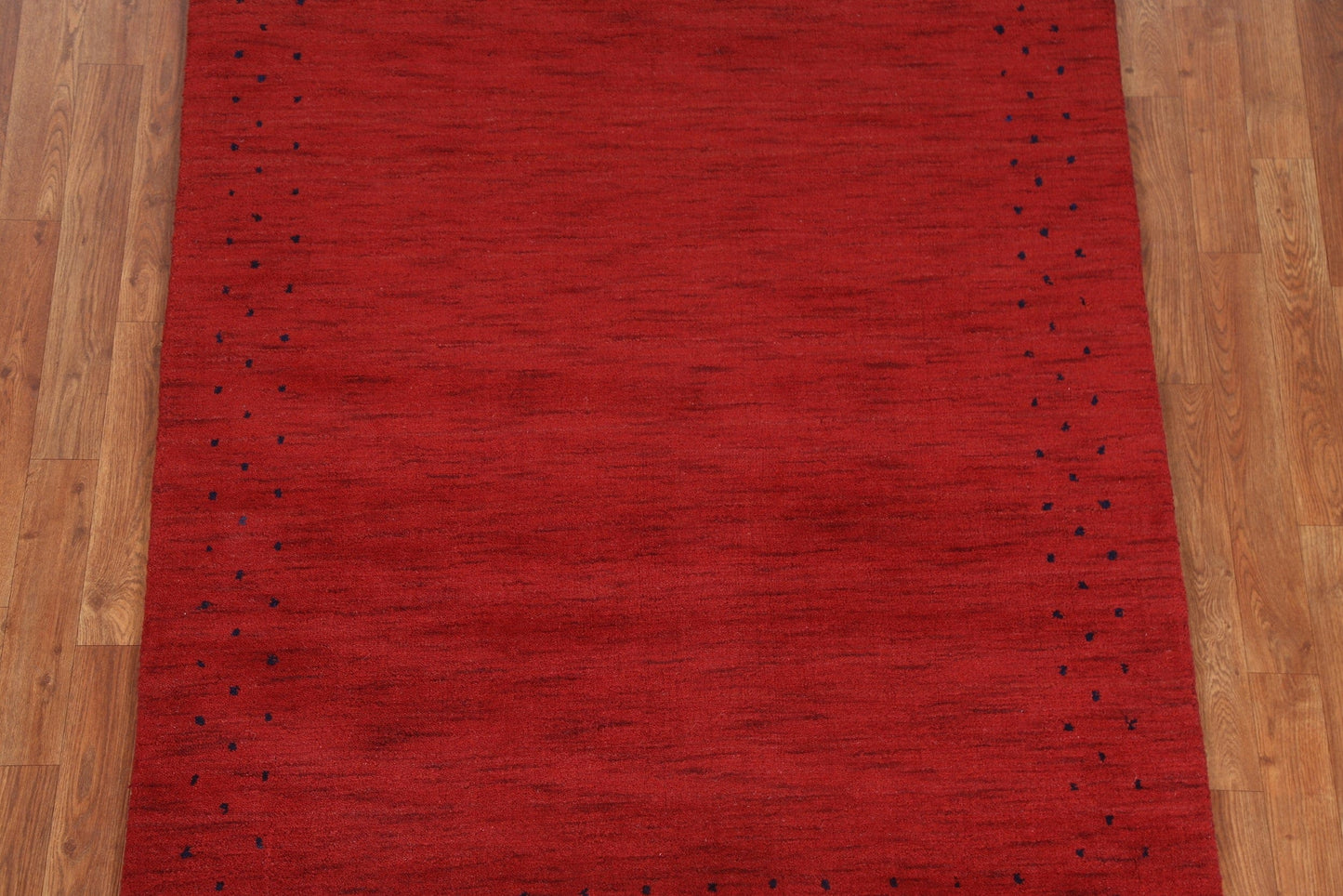 Red Wool Gabbeh Oriental Area Rug 4x6