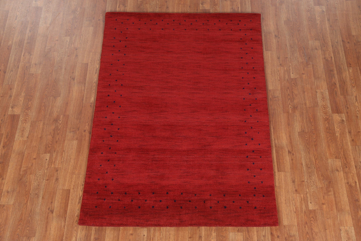 Red Wool Gabbeh Oriental Area Rug 4x6