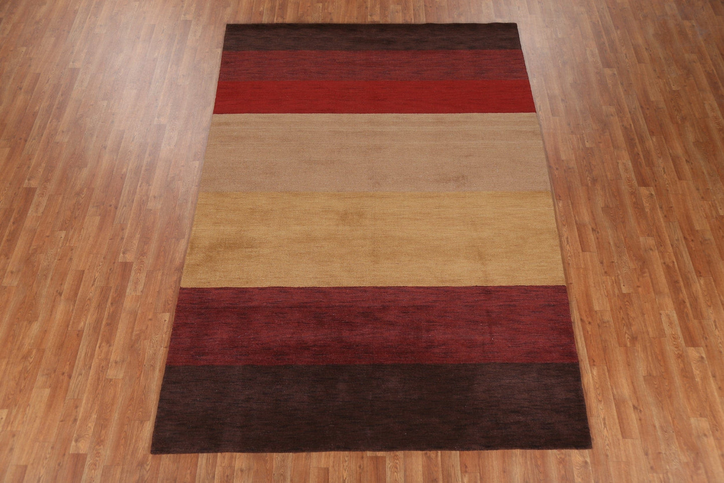 Modern Wool Gabbeh Oriental Area Rug 7x10