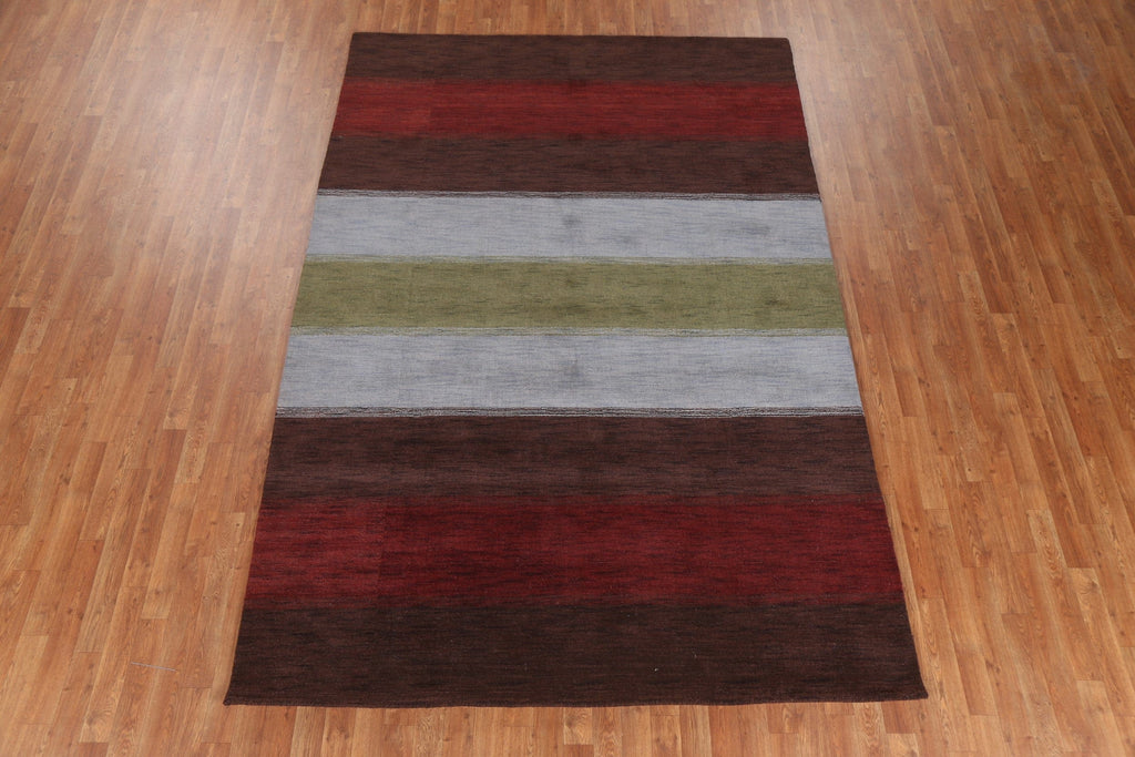 Contemporary Gabbeh Oriental Area Rug 7x10