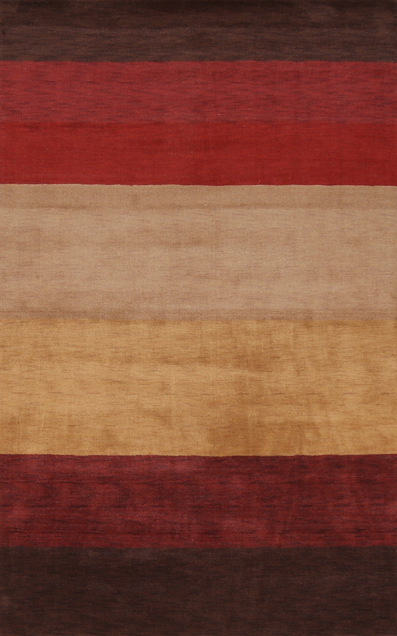 Modern Striped Gabbeh Oriental Area Rug 7x10