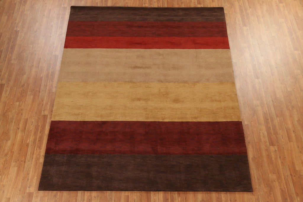 Modern Wool Gabbeh Oriental Area Rug 8x10