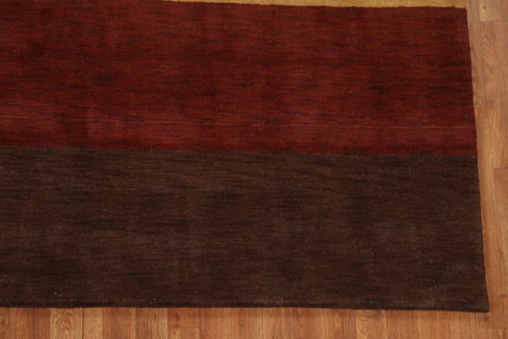 Modern Wool Gabbeh Oriental Area Rug 8x10